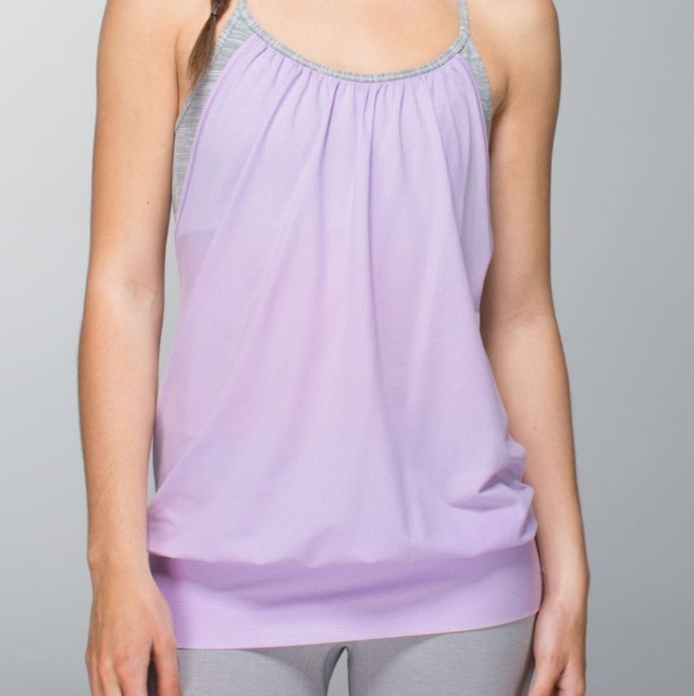 Lululemon no limits sz 6 pretty purple/wee are spc